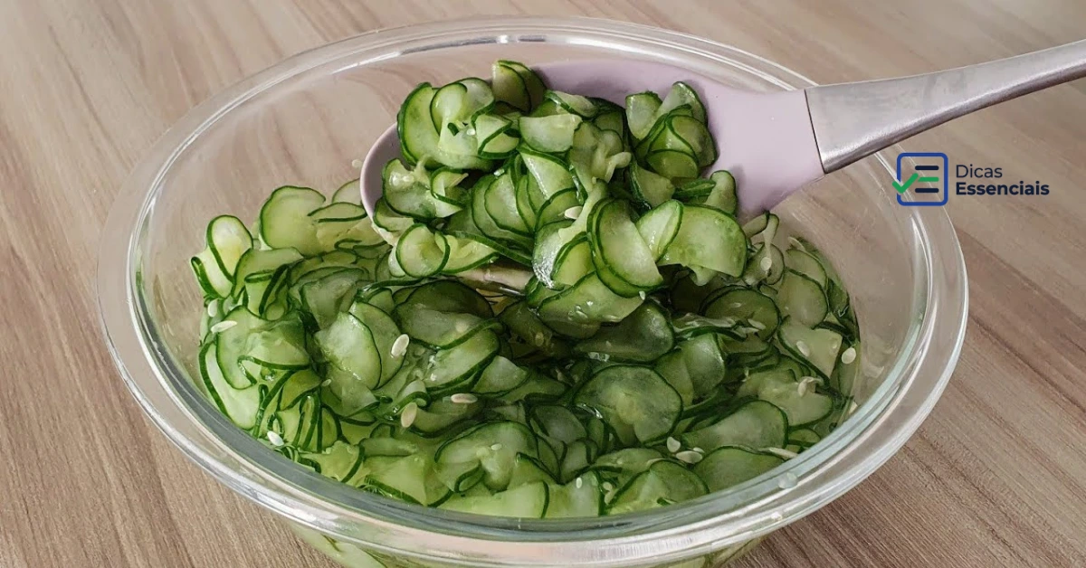 Pepino Agridoce: o truque crocante e viciante que transforma qualquer refeição em festa