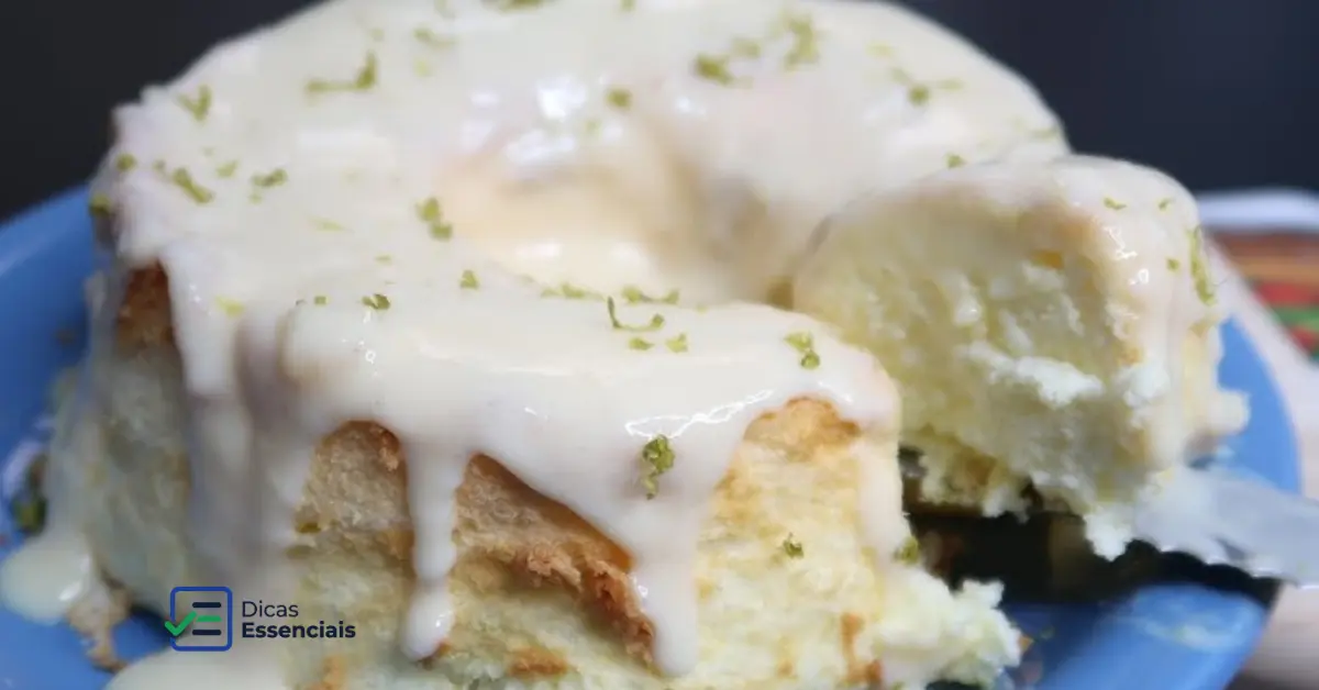 Bolo Nuvem de Limão