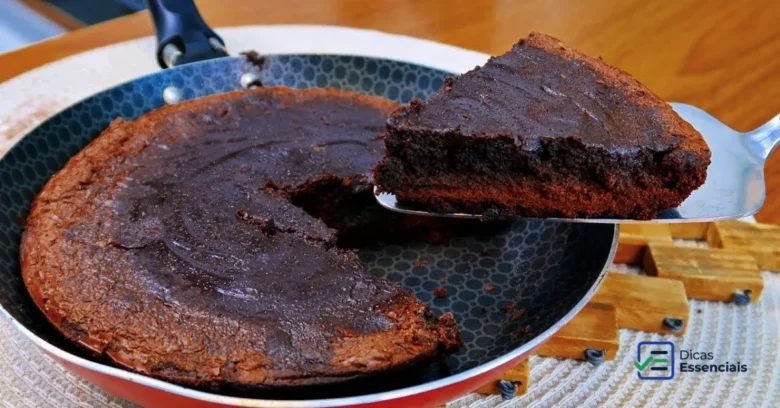 Brownie na frigideira fácil