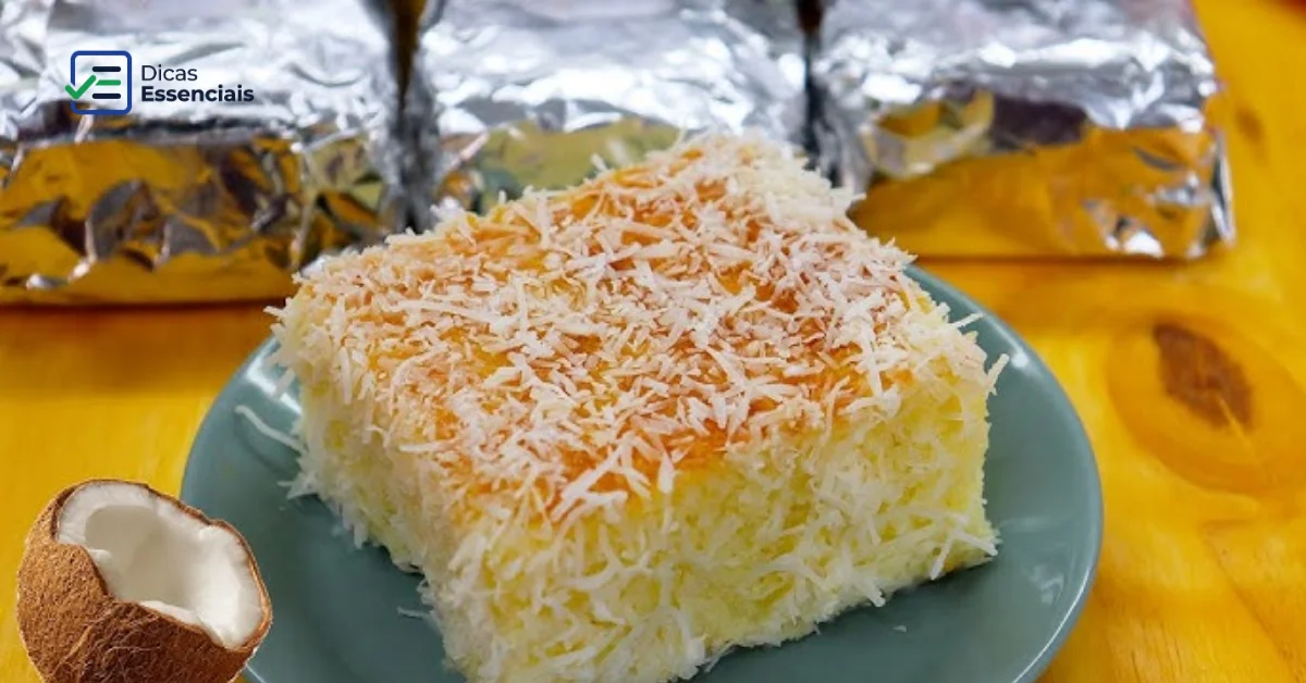 Bolo de Coco Gelado