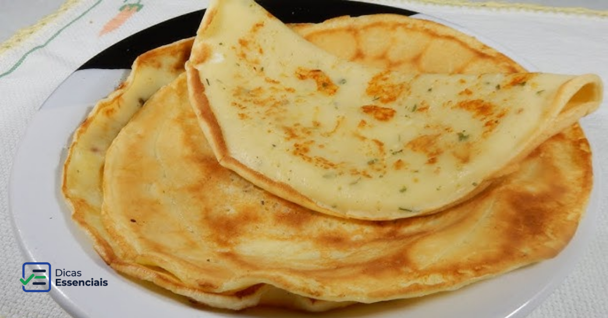 Massa de Panqueca Sem Farinha