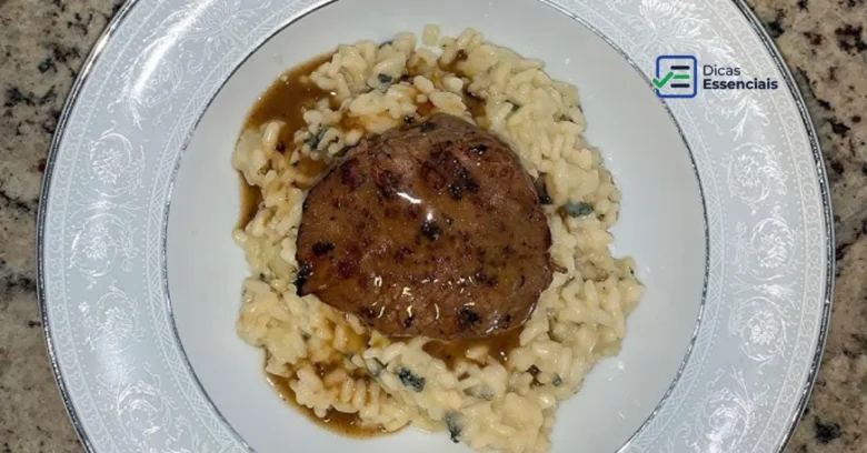 Risoto de Filé Mignon