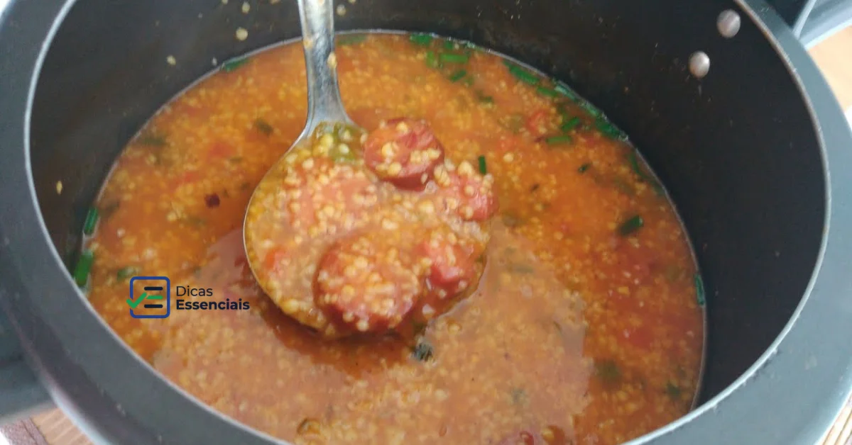 Canjica com Calabresa