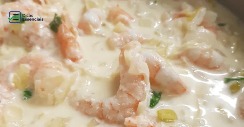 Camarão Cremoso ao Alho