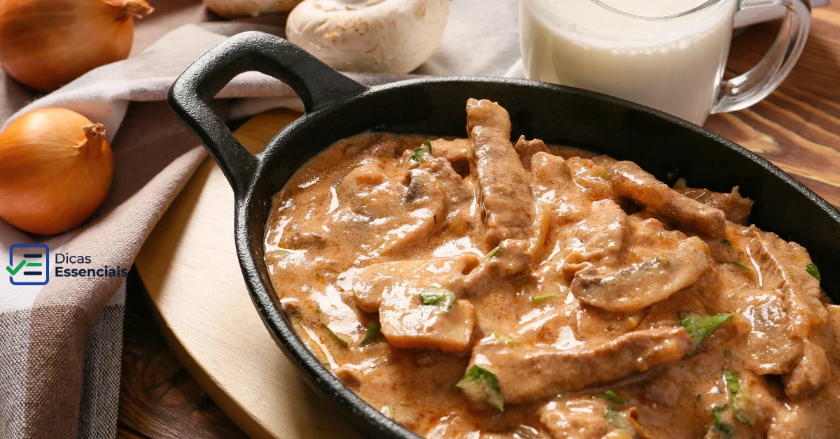 Estrogonofe de Carne